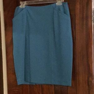 CAbi Teal Skirt size 6